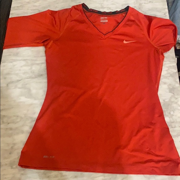 NIKE pro long sleeve v neck - Picture 2 of 3